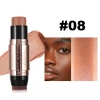 Double-head cross-border high-gloss brush, natural three-dimensional effect, contour contouring and concealing high-gloss pen, halal certification details Picture